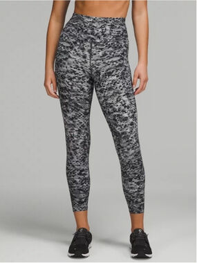 Lululemon Base Pace High-Rise Tight 25" Estuary Grey Mult Size 2